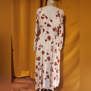 Long Sleeve Free People Floral Dress